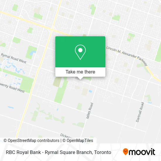 RBC Royal Bank - Rymal Square Branch map