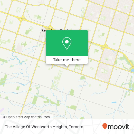 The Village Of Wentworth Heights map