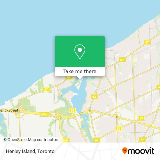 Henley Island map