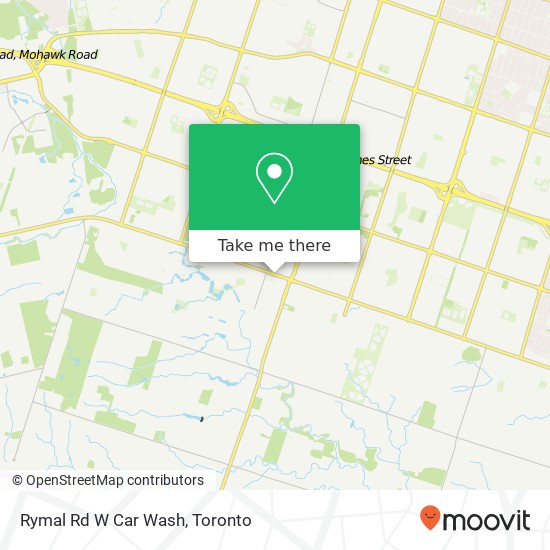 Rymal Rd W Car Wash map
