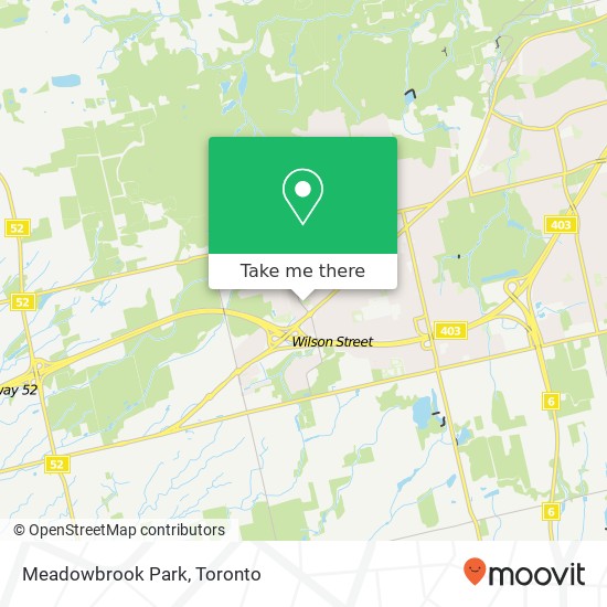 Meadowbrook Park map