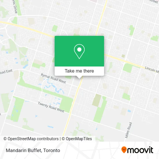 Mandarin Buffet map