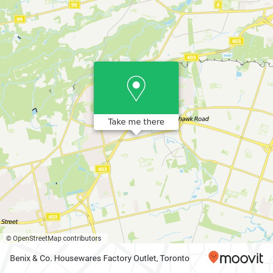 Benix & Co. Housewares Factory Outlet map