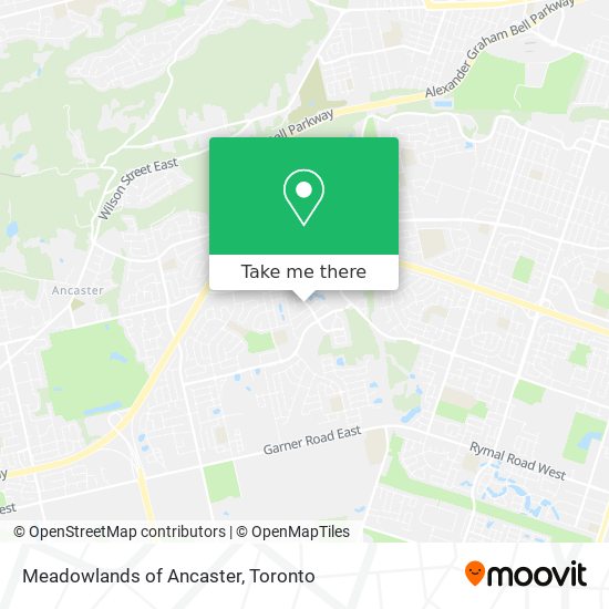 Meadowlands of Ancaster map