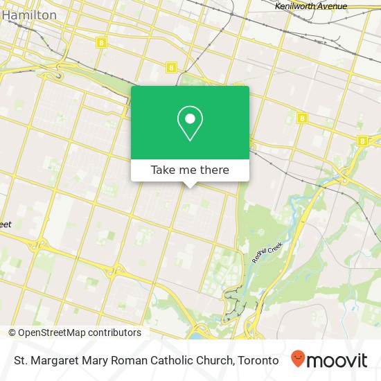 St. Margaret Mary Roman Catholic Church map