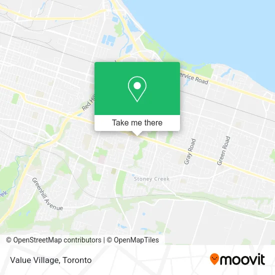 Value Village map