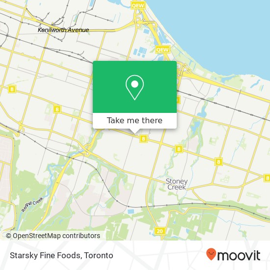 Starsky Fine Foods map