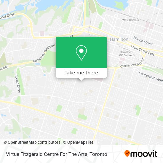 Virtue Fitzgerald Centre For The Arts map