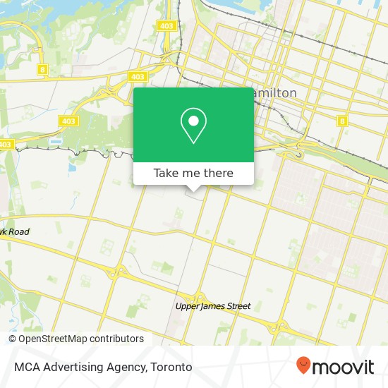 MCA Advertising Agency map