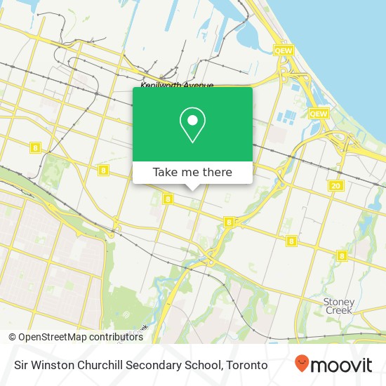 Sir Winston Churchill Secondary School map