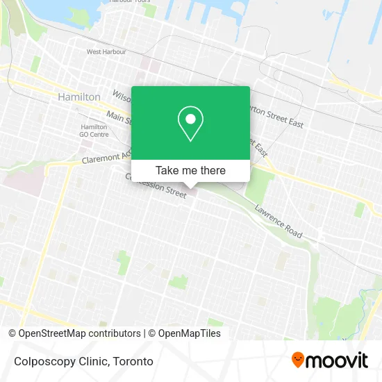 Colposcopy Clinic map
