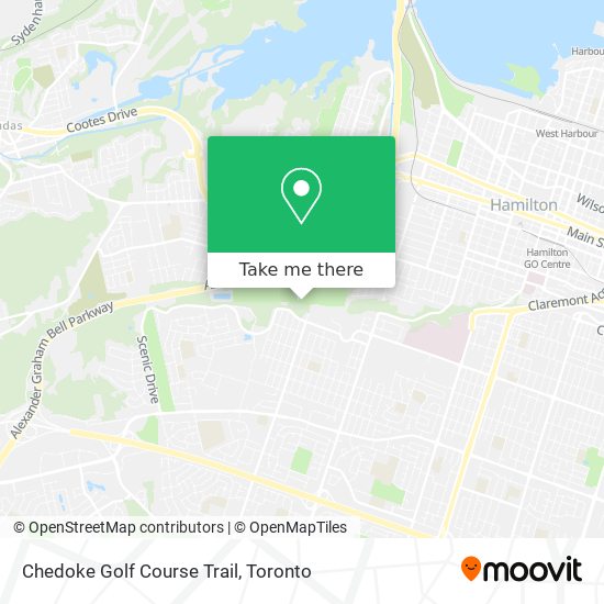 Chedoke Golf Course Trail map