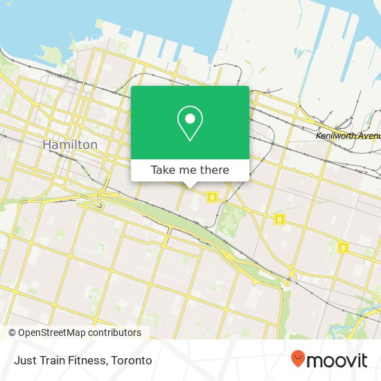 Just Train Fitness map