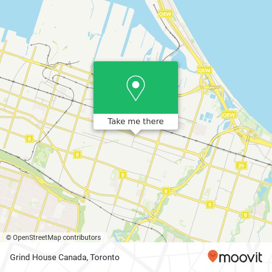 Grind House Canada map