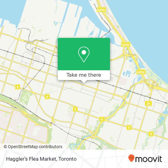 Haggler's Flea Market map