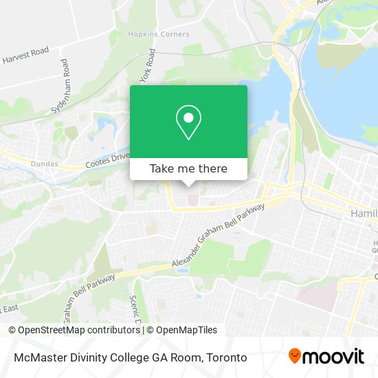 McMaster Divinity College GA Room map