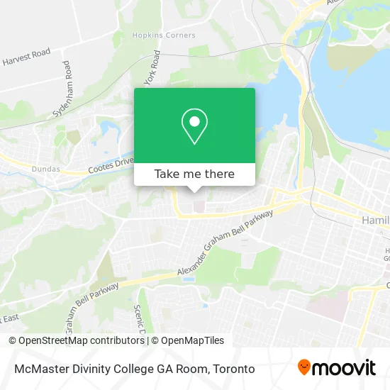 McMaster Divinity College GA Room map