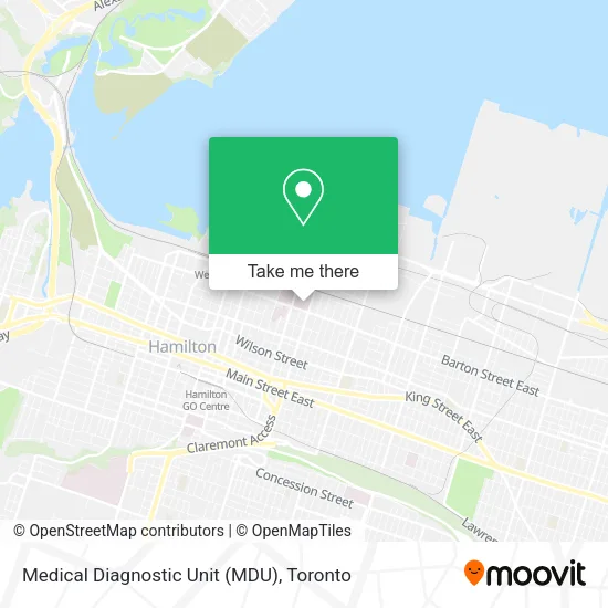 Medical Diagnostic Unit (MDU) map