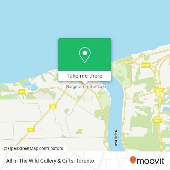 All In The Wild Gallery & Gifts map