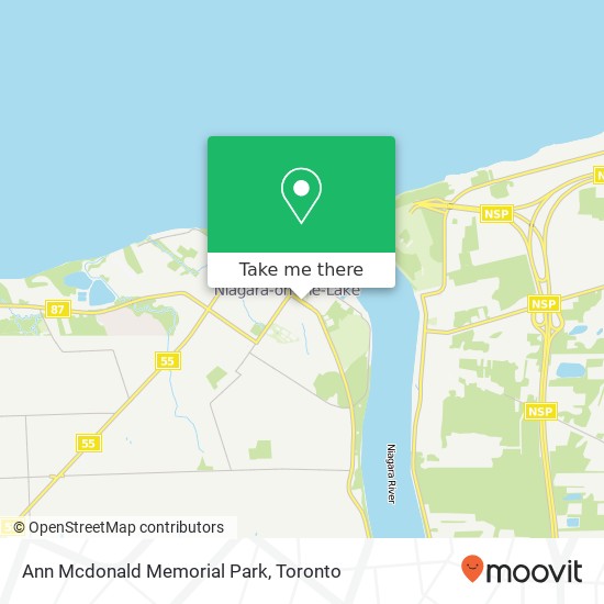 Ann Mcdonald Memorial Park map