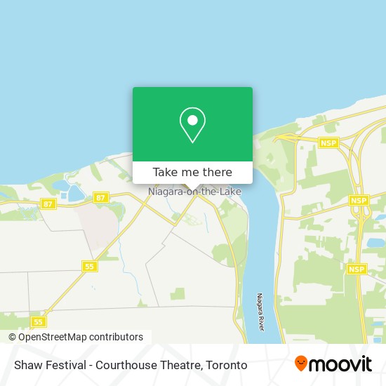 Shaw Festival - Courthouse Theatre plan