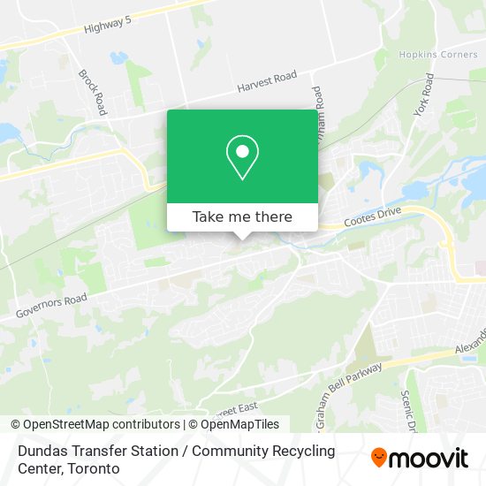 Dundas Transfer Station / Community Recycling Center map