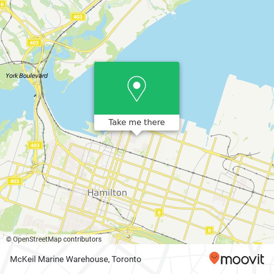 McKeil Marine Warehouse map