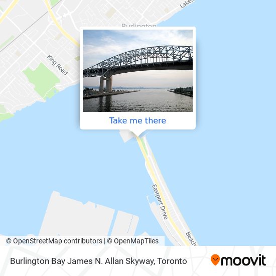Burlington Bay James N. Allan Skyway plan