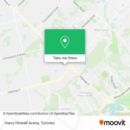 Harry Howell Arena map