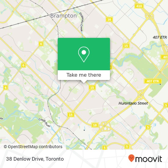 38 Denlow Drive map