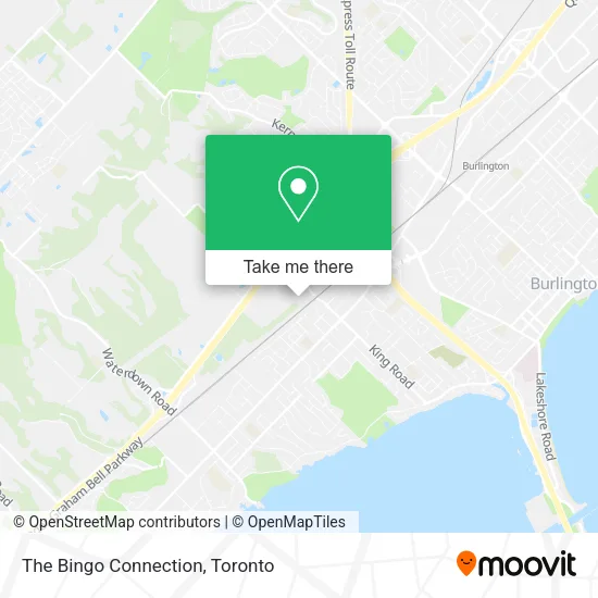 The Bingo Connection map