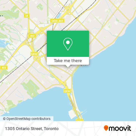1305 Ontario Street map