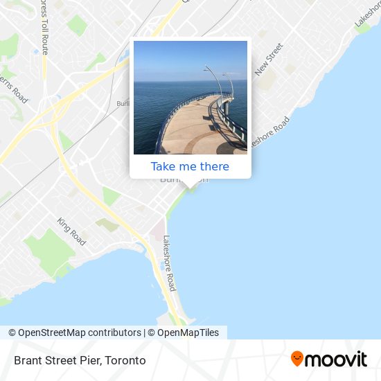 Brant Street Pier map