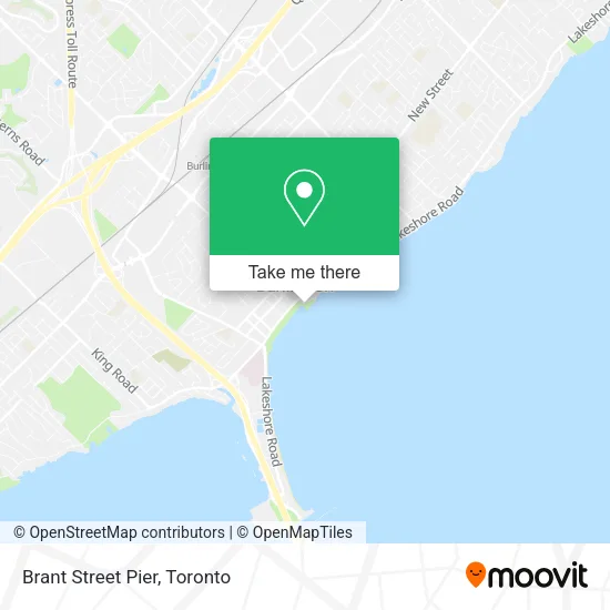 Brant Street Pier map