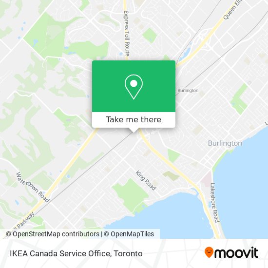 IKEA Canada Service Office map