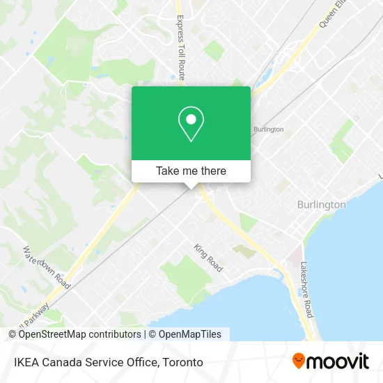 IKEA Canada Service Office map