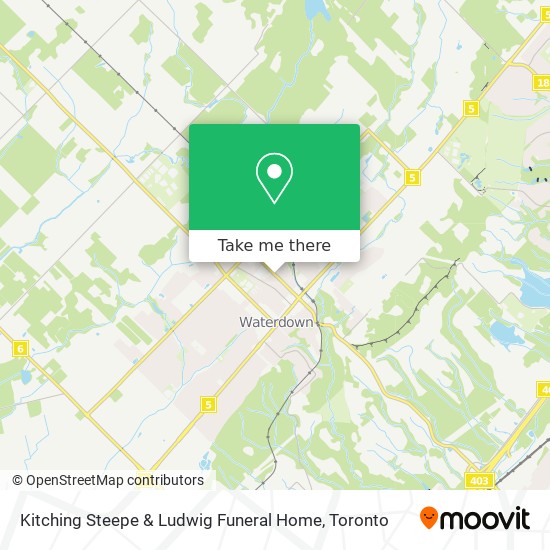 Kitching Steepe & Ludwig Funeral Home map