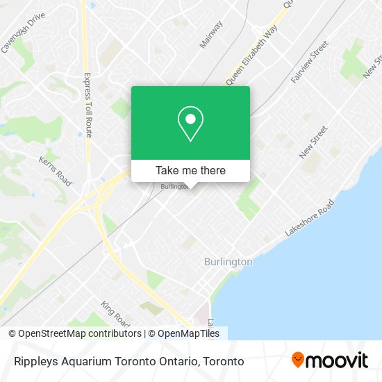 Rippleys Aquarium Toronto Ontario map