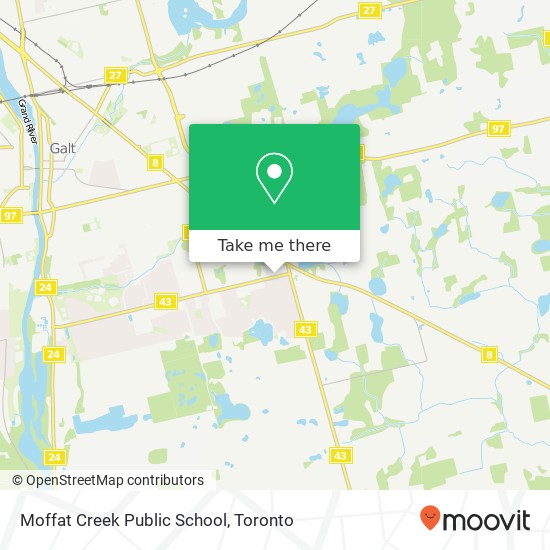 Moffat Creek Public School map