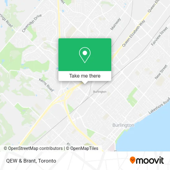 QEW & Brant map