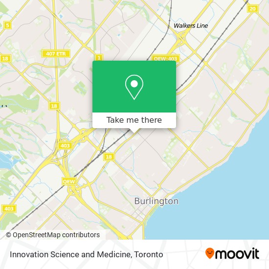 Innovation Science and Medicine map