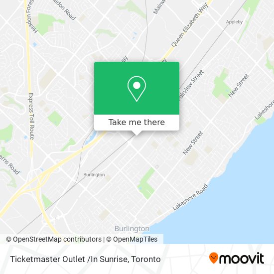 Ticketmaster Outlet /In Sunrise plan