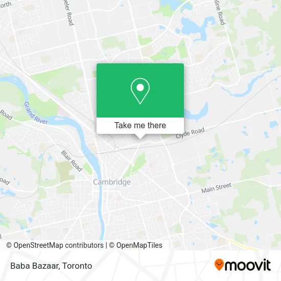 Baba Bazaar map