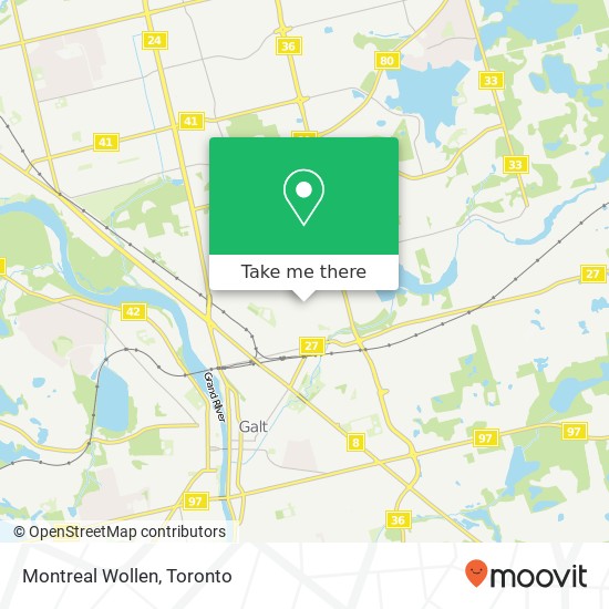 Montreal Wollen map