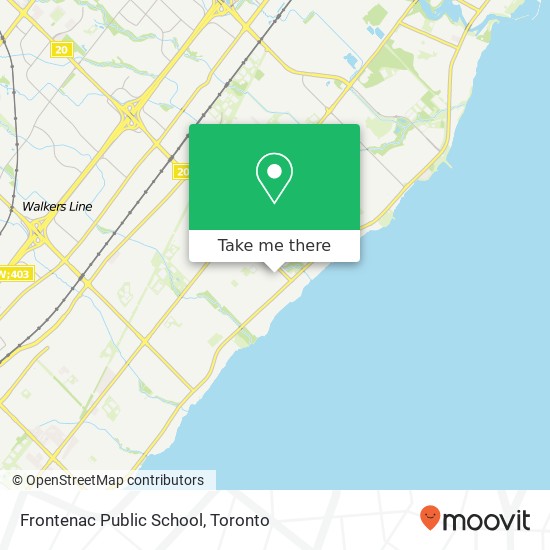 Frontenac Public School map