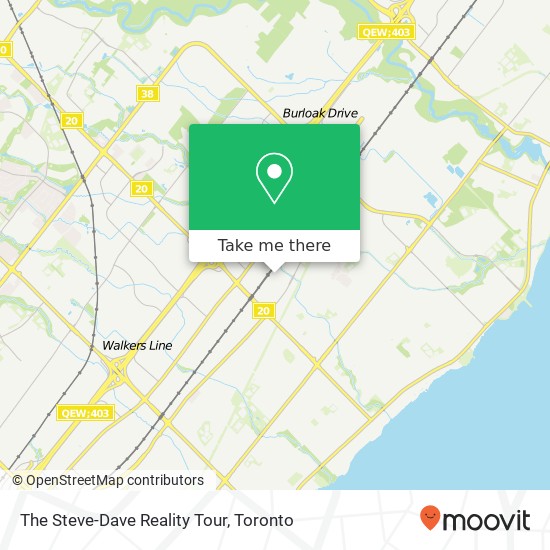 The Steve-Dave Reality Tour map