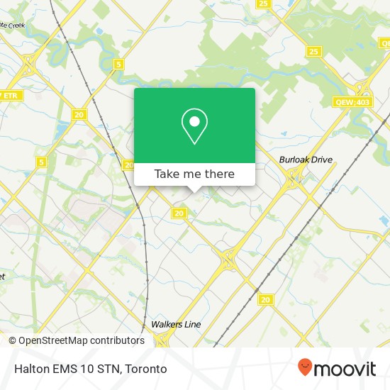 Halton EMS 10 STN map