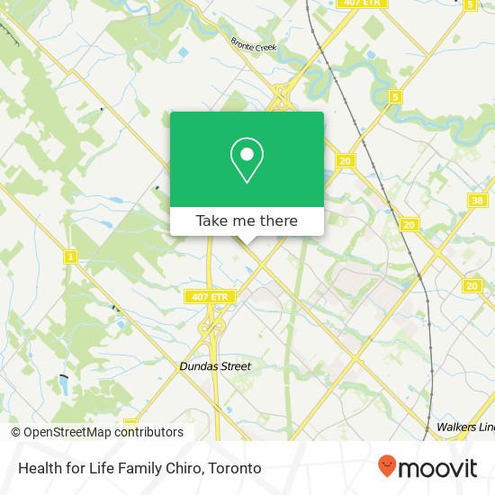 Health for Life Family Chiro map