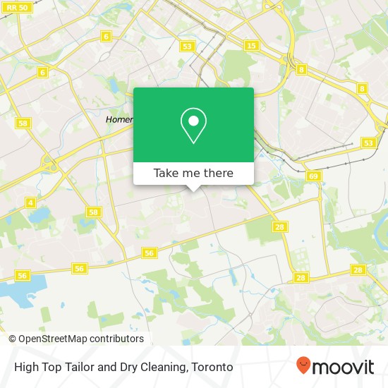 High Top Tailor and Dry Cleaning plan