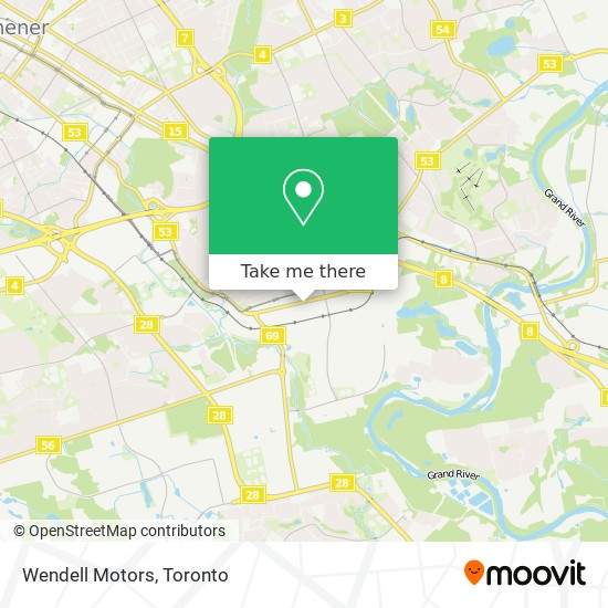 Wendell Motors map